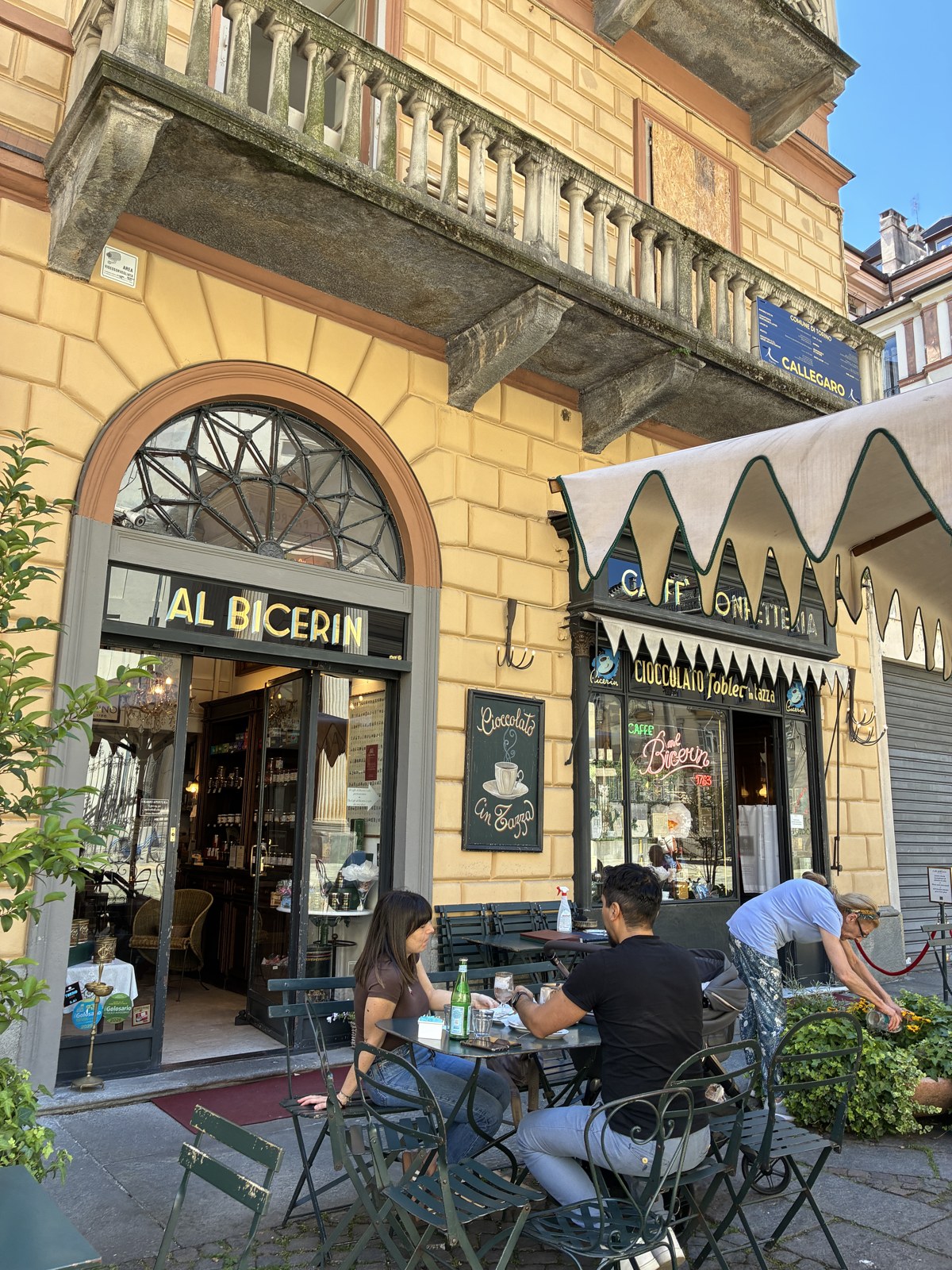 Caffè Al Bicerin storefront, Turin