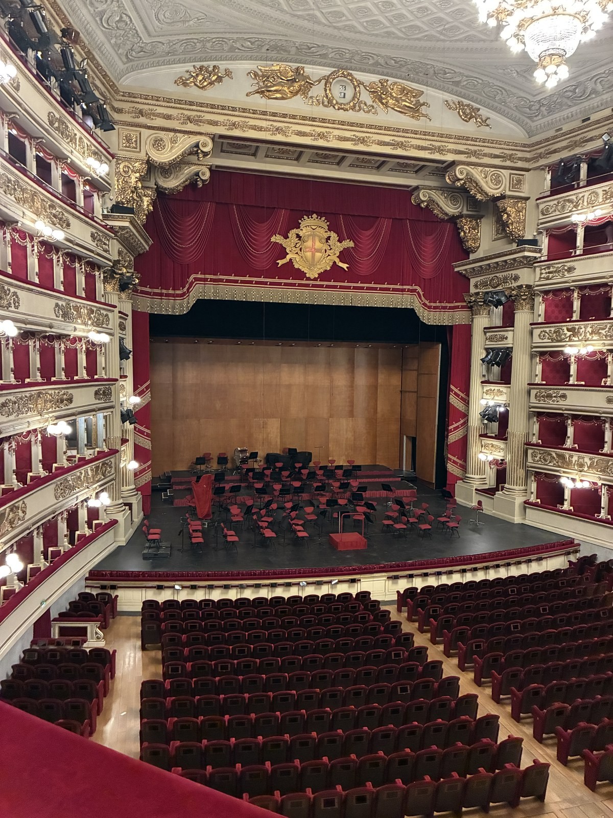 La Scala auditorium in Milan