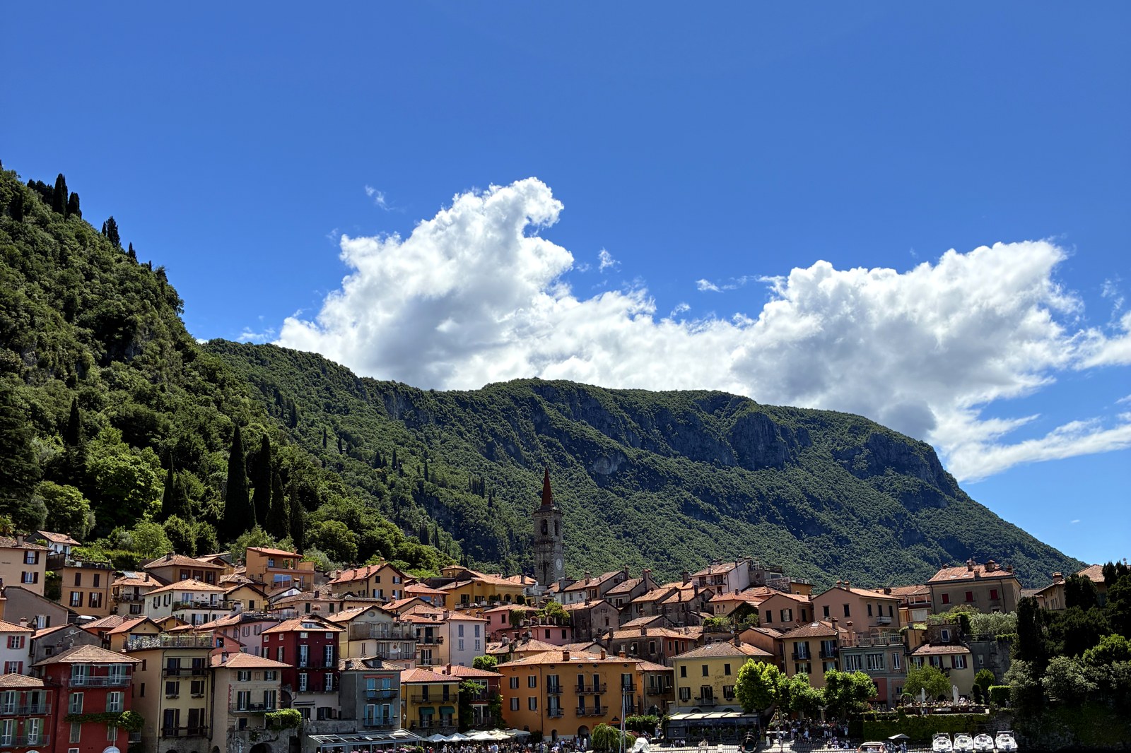 Colorful lakeside village of Varenna on Lake Como