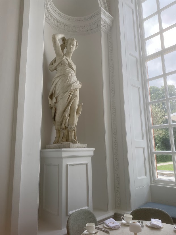 Interior of The Orangery with white ceilings