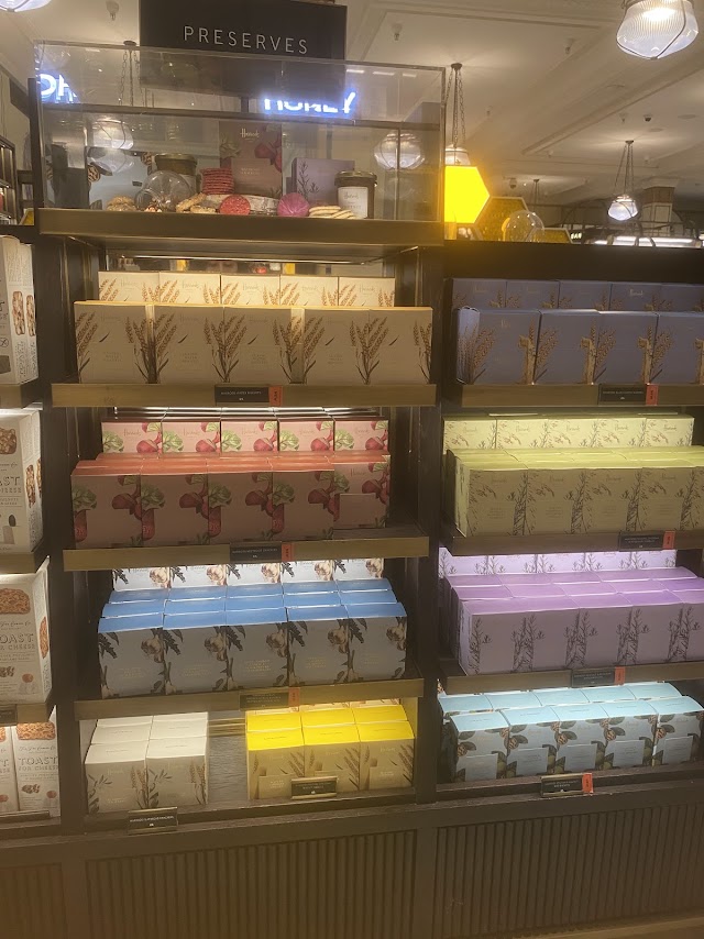 Harrods cracker display in London