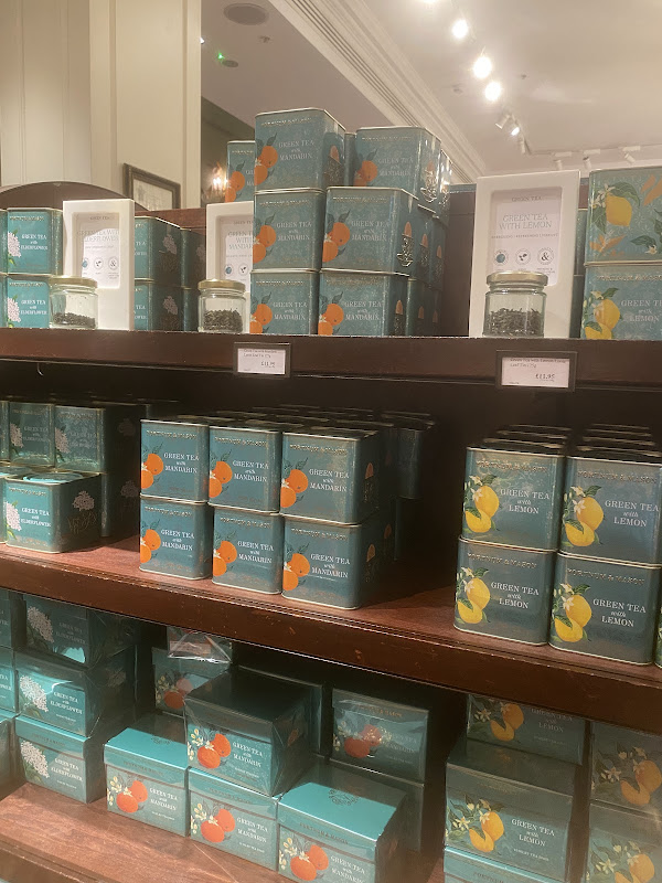 Fortnum Mason souvenir display London