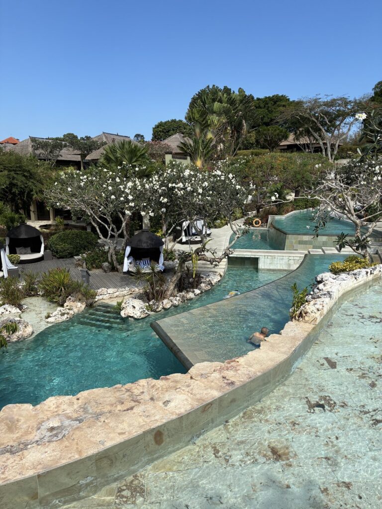 AYANA River Pool in the afternoon